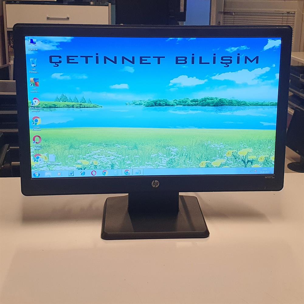 HP Hewlett-PackardHP W1972a 18.5 inç Led Monitör Vga DVI2.EL Temiz Monitör2.El Temiz Hp W1972a 18.5 inç Geniş Ekran Led Monitör