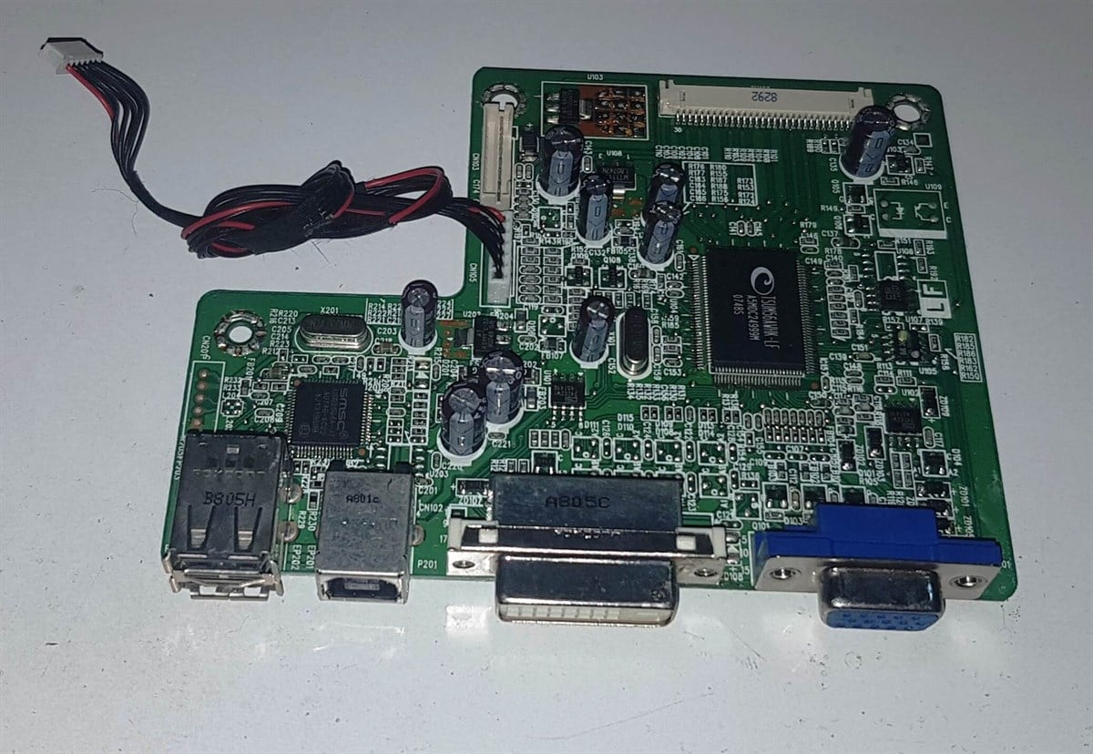 HP L1750 VGA DVI USB VGA GÖRÜNTÜ KARTI, MAİN BOARD 491041300100R ILIF-049