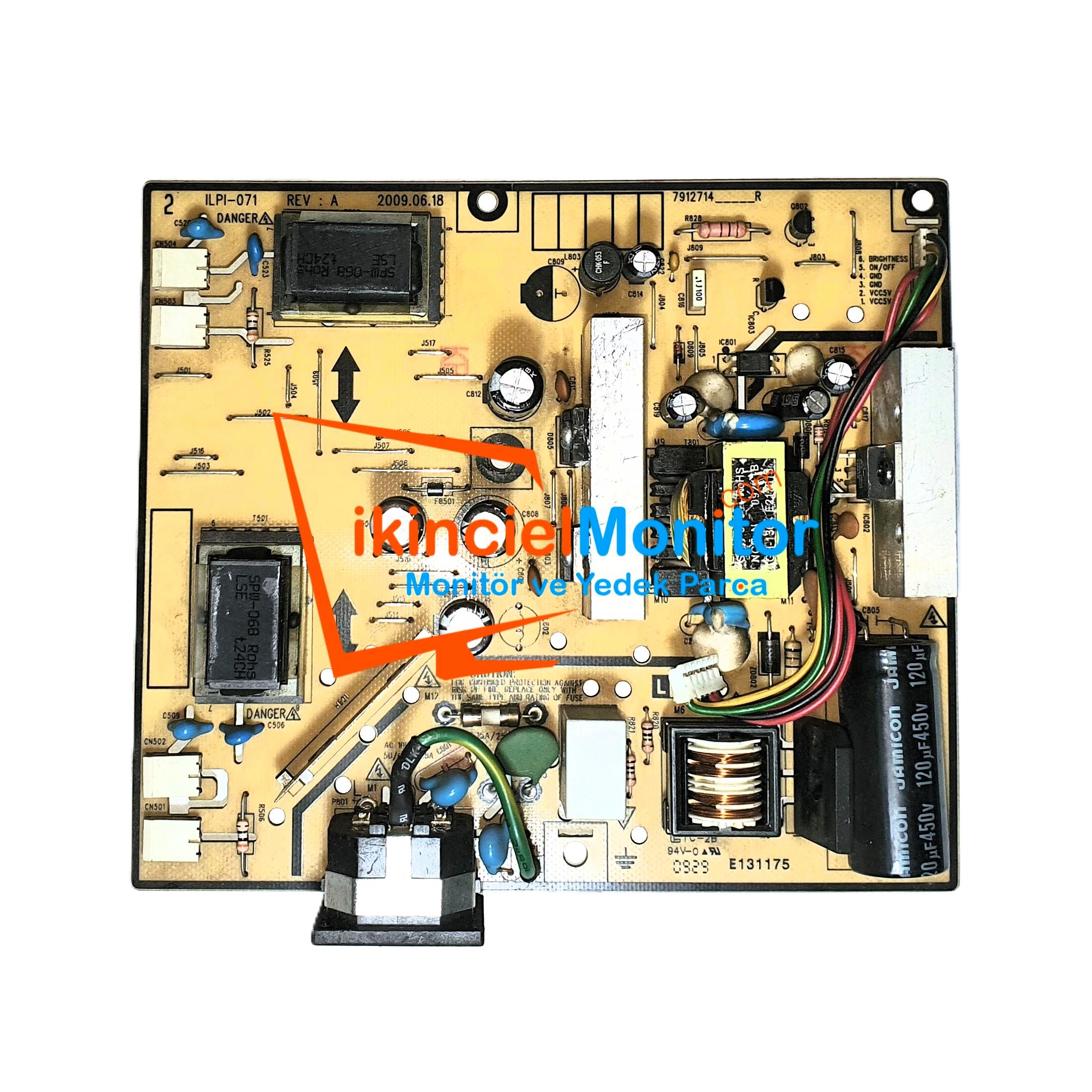 ILPI-071 491291400100R LG W1934S Monitör Besleme Kartı