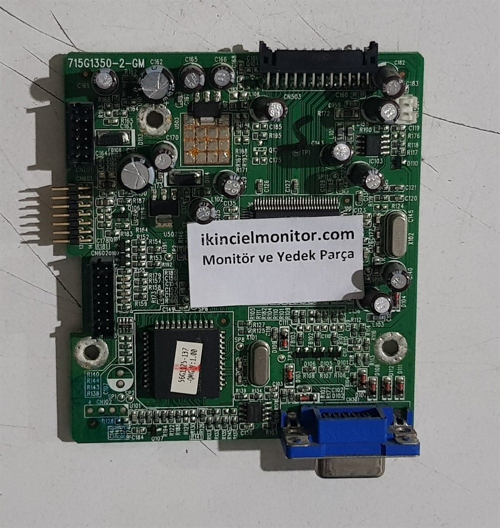 NECNEC LCD72VM 17 inç LCD MONİTÖR ANAKARTI MAİN BOARD 715G1350-2-GMVGA Ekran AnakartNEC LCD72VM 17 inç LCD MONİTÖR ANAKARTI MAİN BOARD 715G1350-2-GM