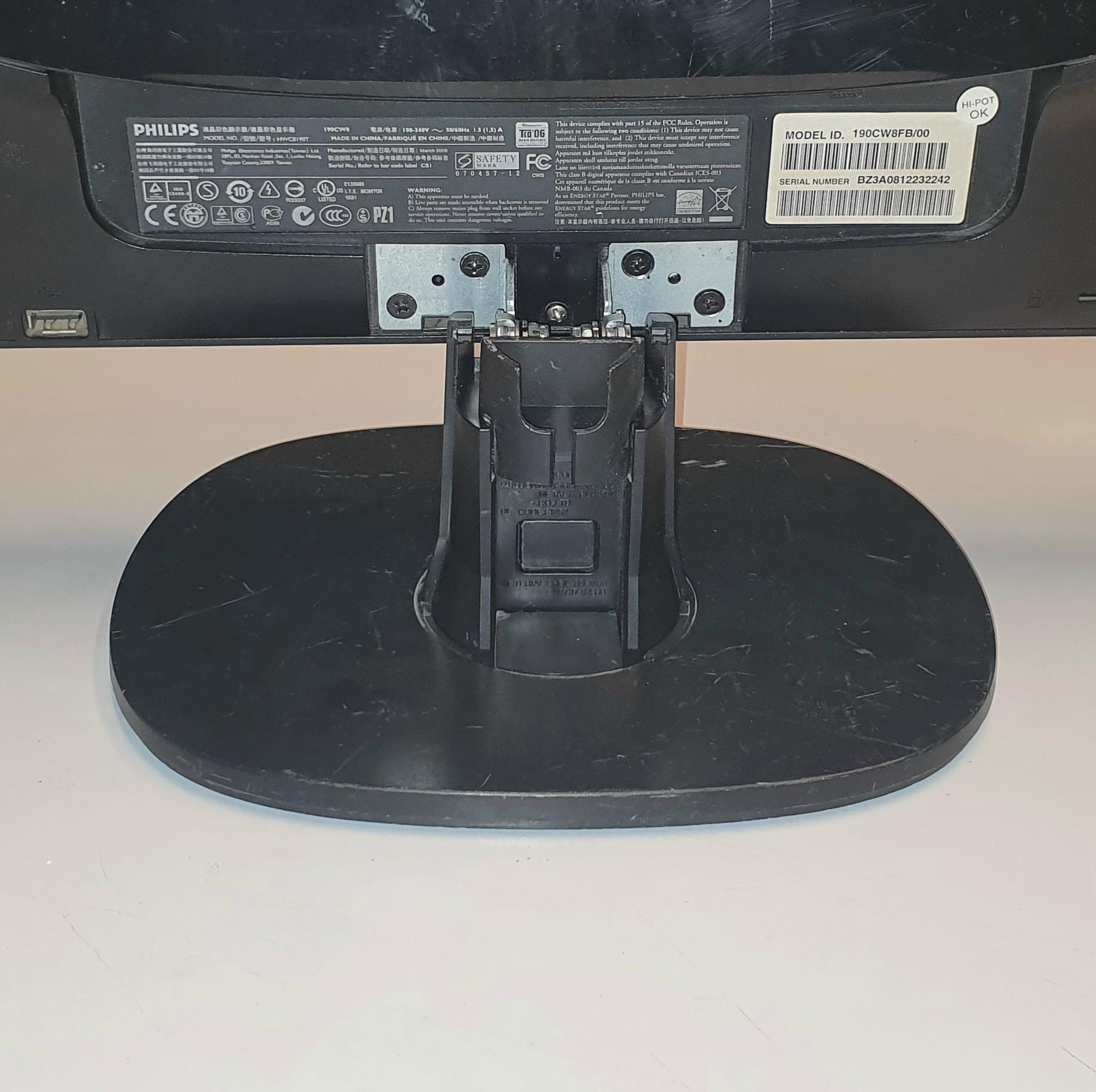 190SW8 C190W8 HWS8190T Philips Monitör Ayağı Standı