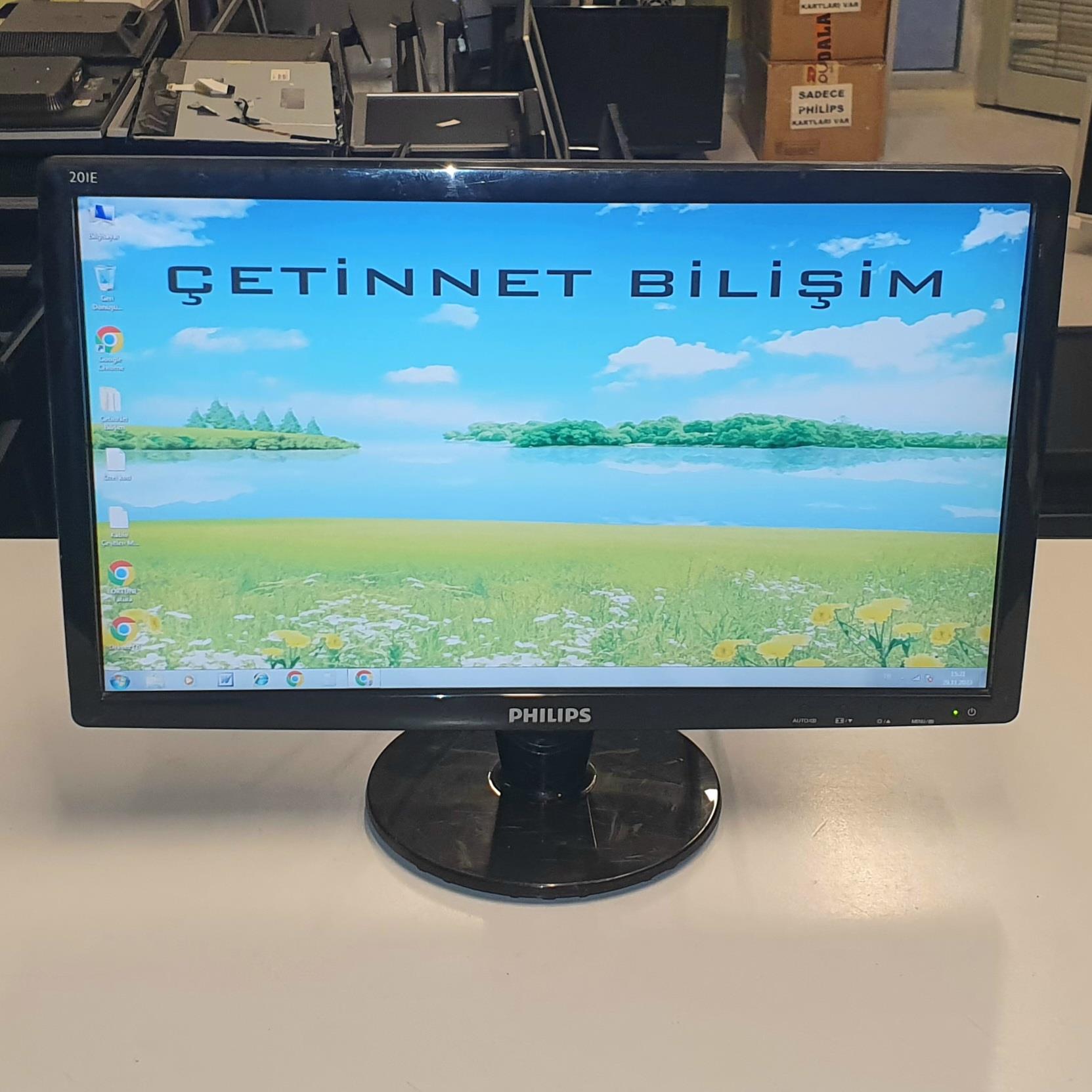 20 inç Lcd Monitör Philips 201E1