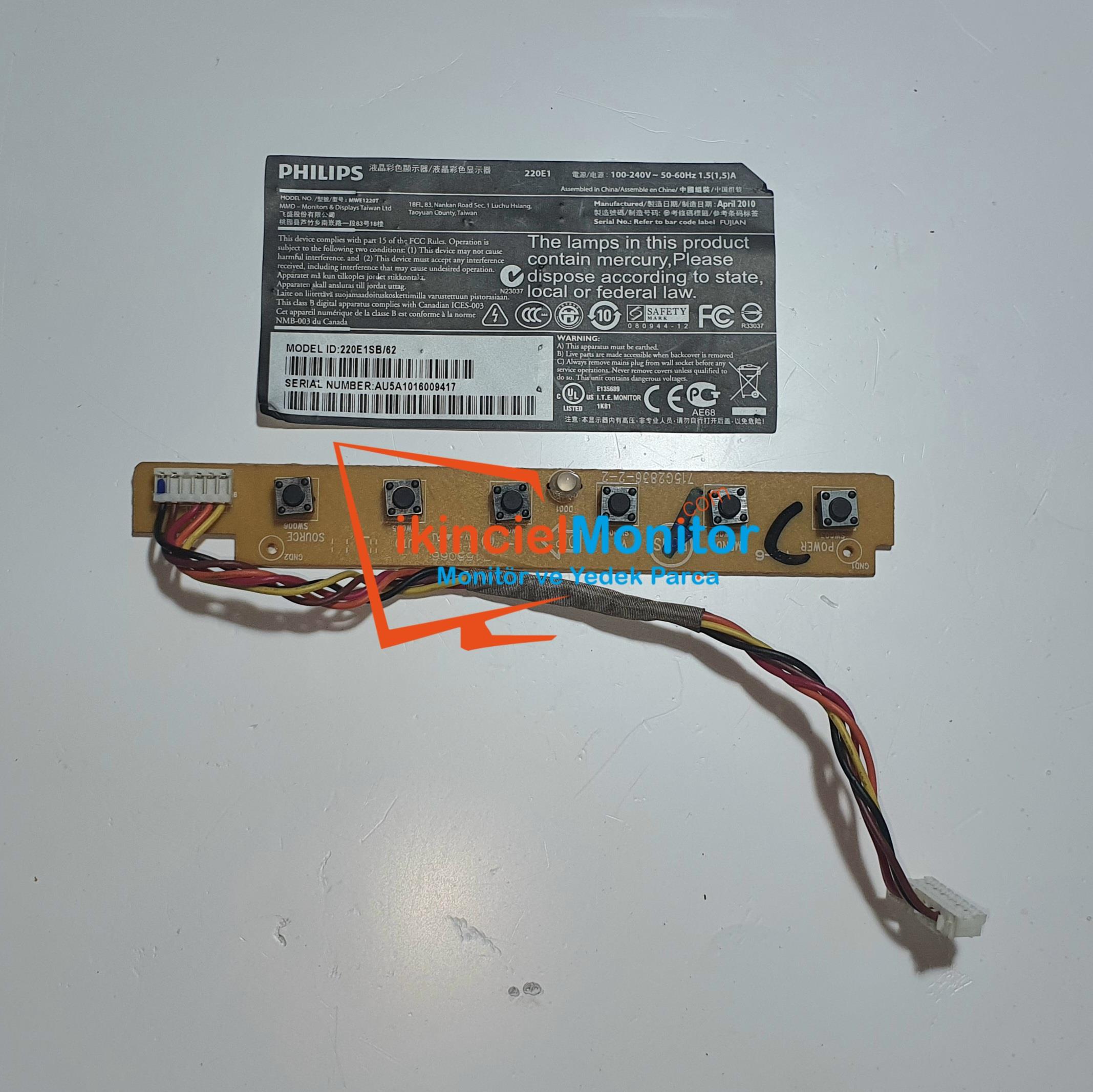 715G2836-2-2 PHİLİPS 220E1 22