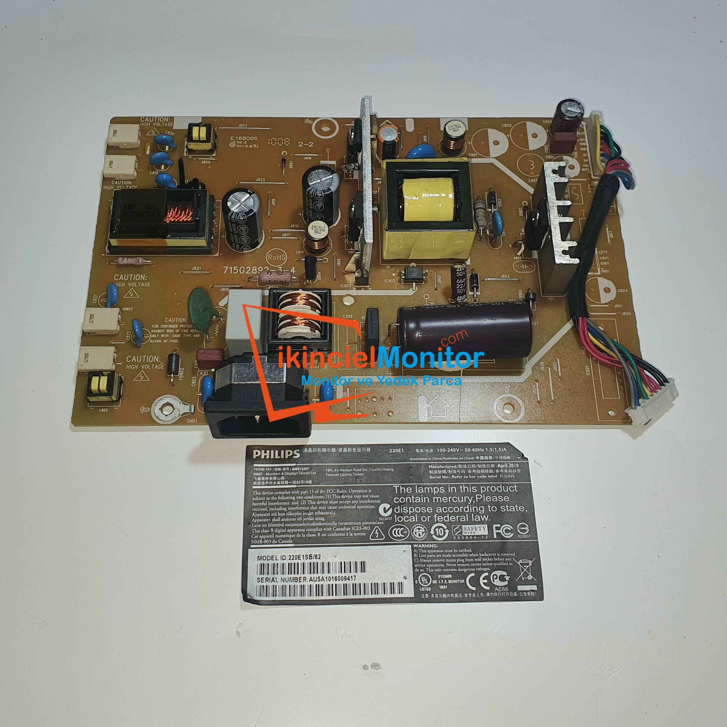 715G2892-3-4 Philips 220E1 22
