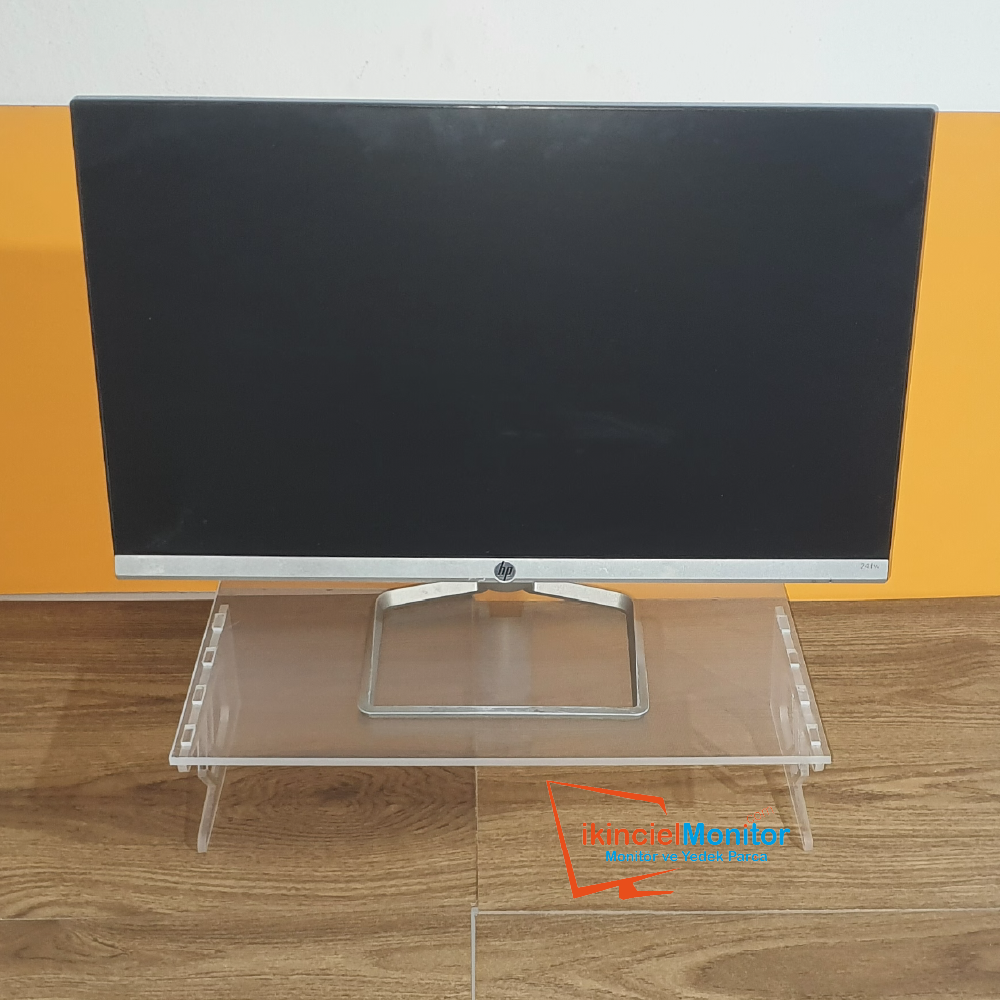 Pleksi Şeffaf Monitör Yükseltici Laptop Standı
