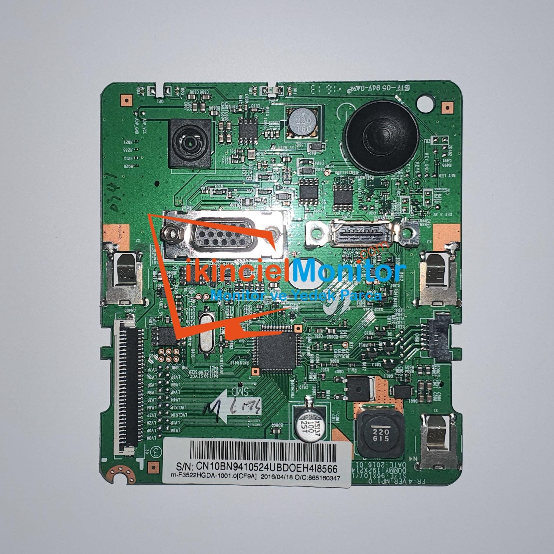 BN41-02503 SAMSUNG S22F350FHM Monitör Anakartı