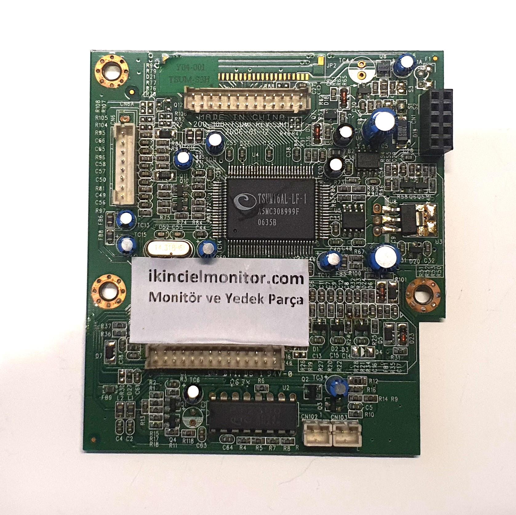 Y04-001-TSUM-S3H 200-100 17 inç Monitör Anakart
