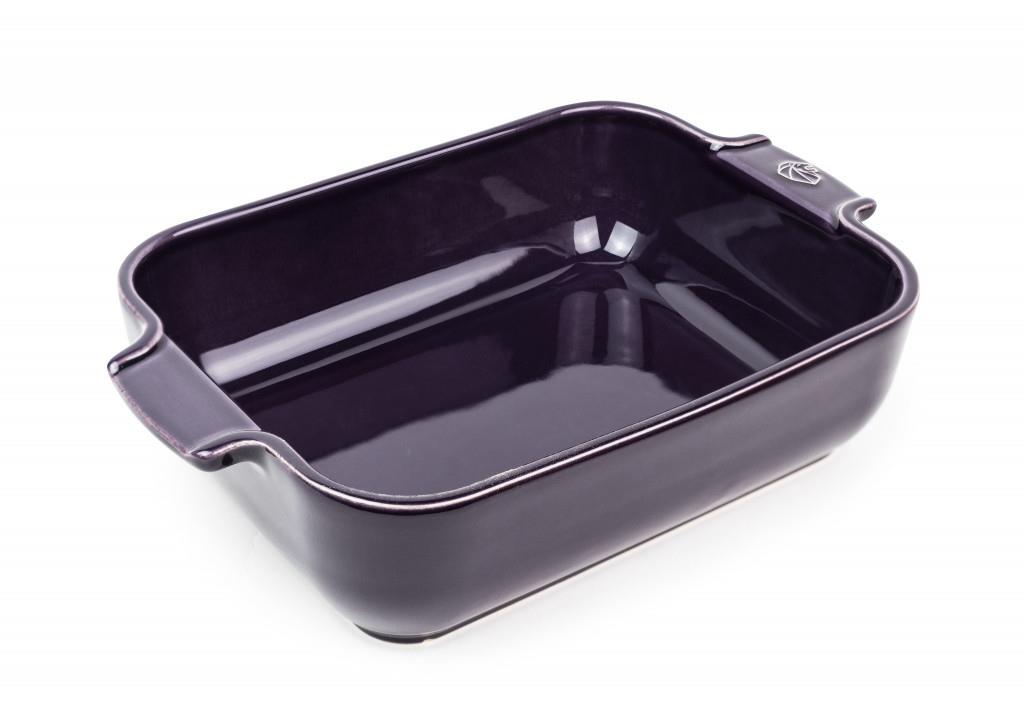 Peugeot Appolia Dikdörtgen Fırın Kabı Mor 25 Cm