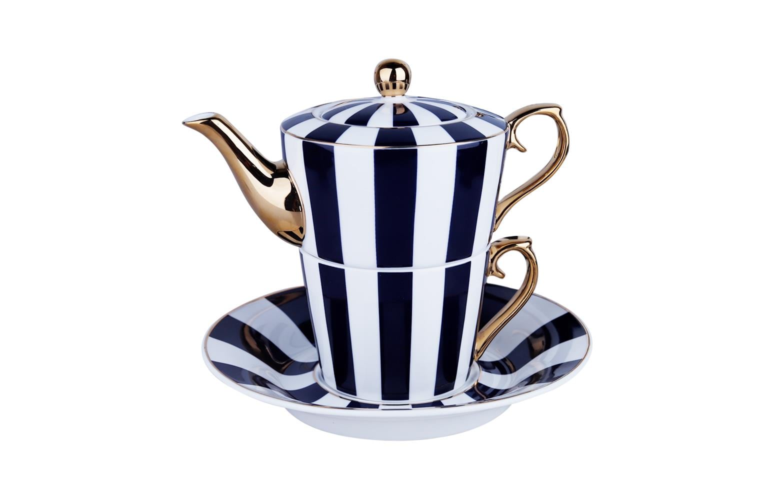 Lucky Art Odilia Tek Kişilik Demlik Fincan Seti