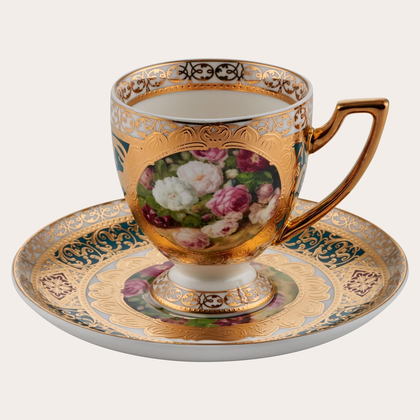 Roy King Mng 20 Rosa Bianca 6'lı Kahve Fincanı