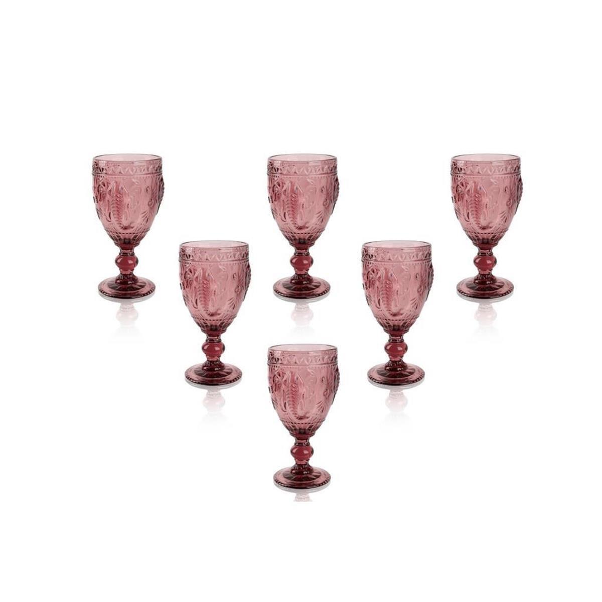 Lıly 6Lı Cam Kadeh Setı