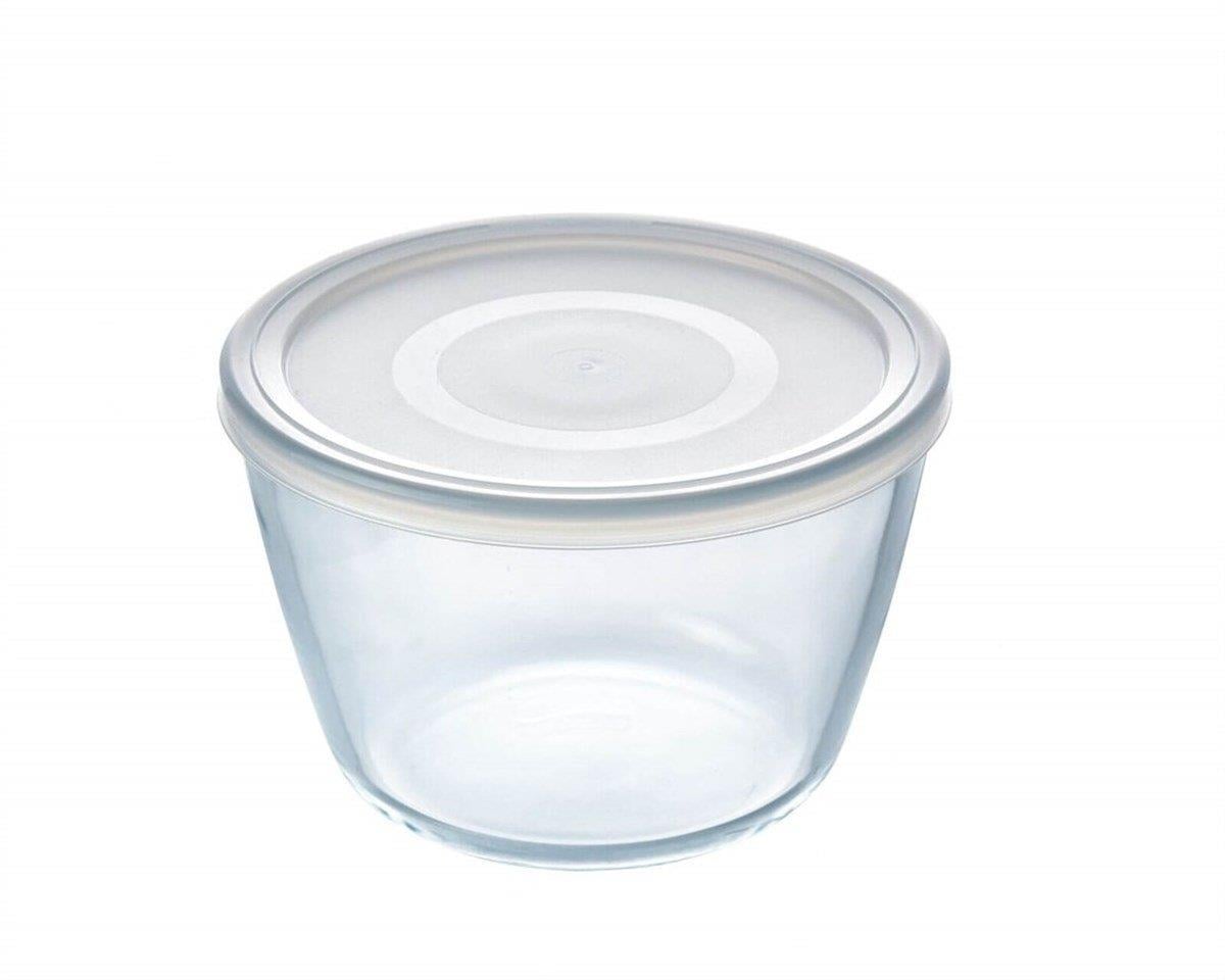 Pyrex 152P001/7048 Kapaklı Yuvarlak Saklama Kabı 0,6L