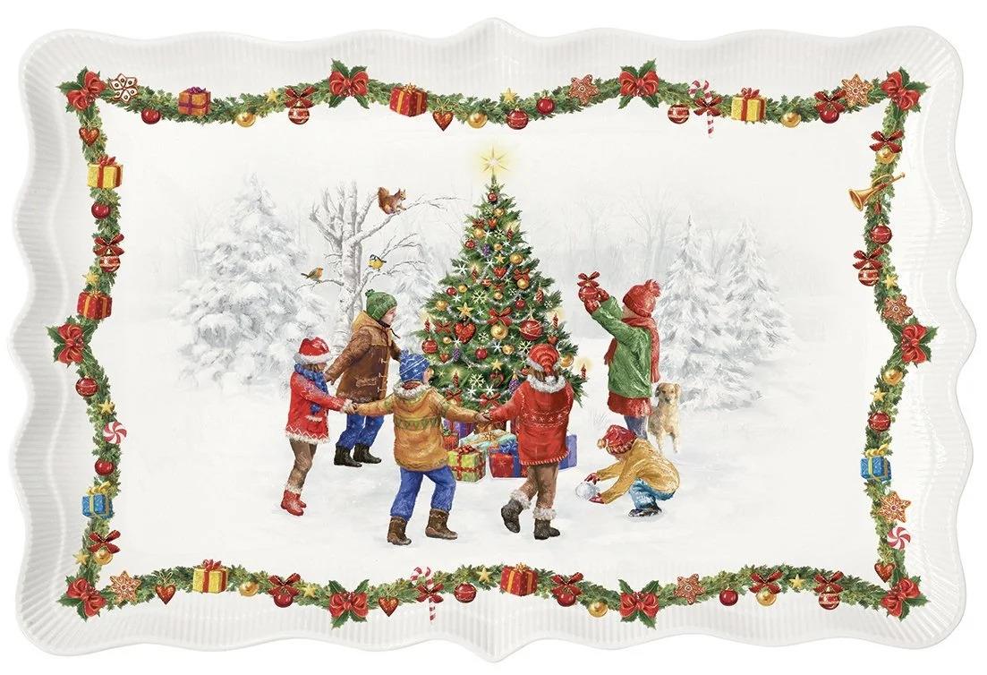 Porselen Tabak 35 x 23,5 cm