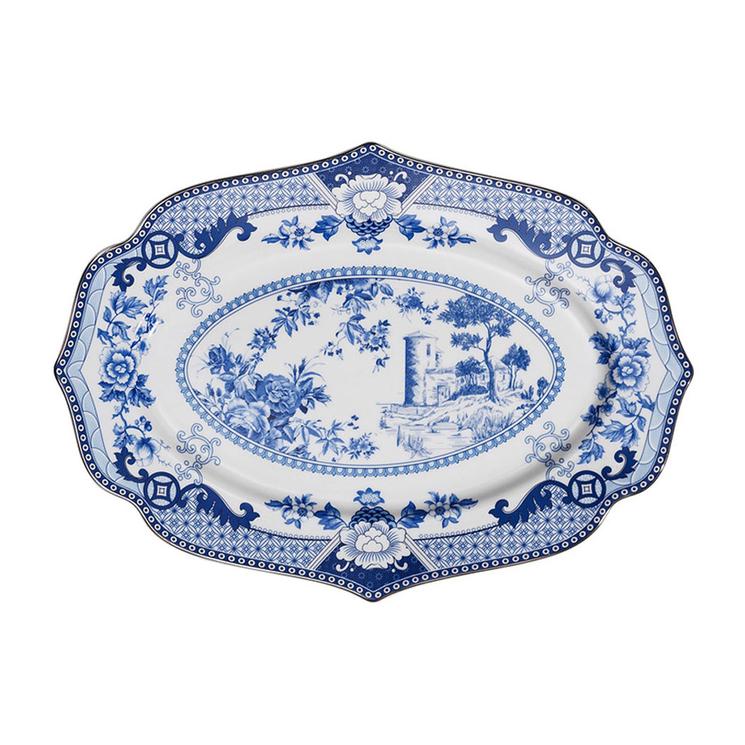Luckyart Luzia Bone Oval Tabak 30 cm