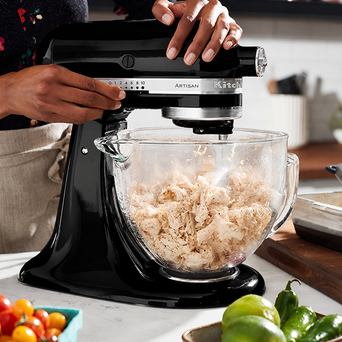 KitchenAid Artisan 4,8 L Stand Mikser 5KSM185PS Onyx Black-EOB