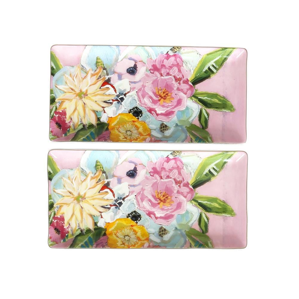 Peony Bone 2li Servis Tabağı 27 Cm