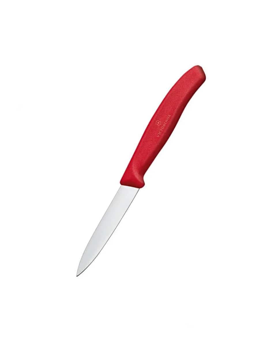 Victorinox Soyma Bıçağı 8 cm Sivri Kırmızı Eos