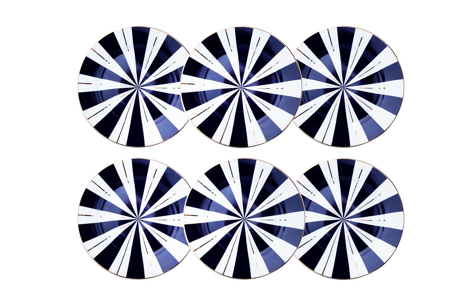 Lucky Art Odilia 6 lı Servis Tabağı 20 Cm