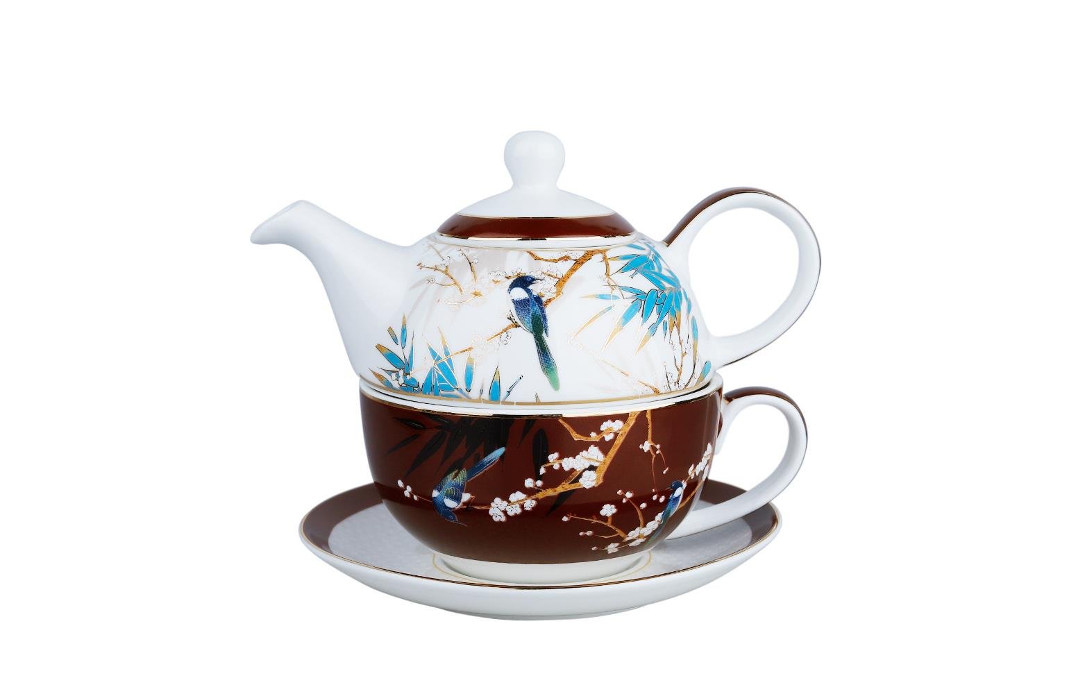 Lucky Art Alysia Tek Kişilik Demlik Fincan Seti