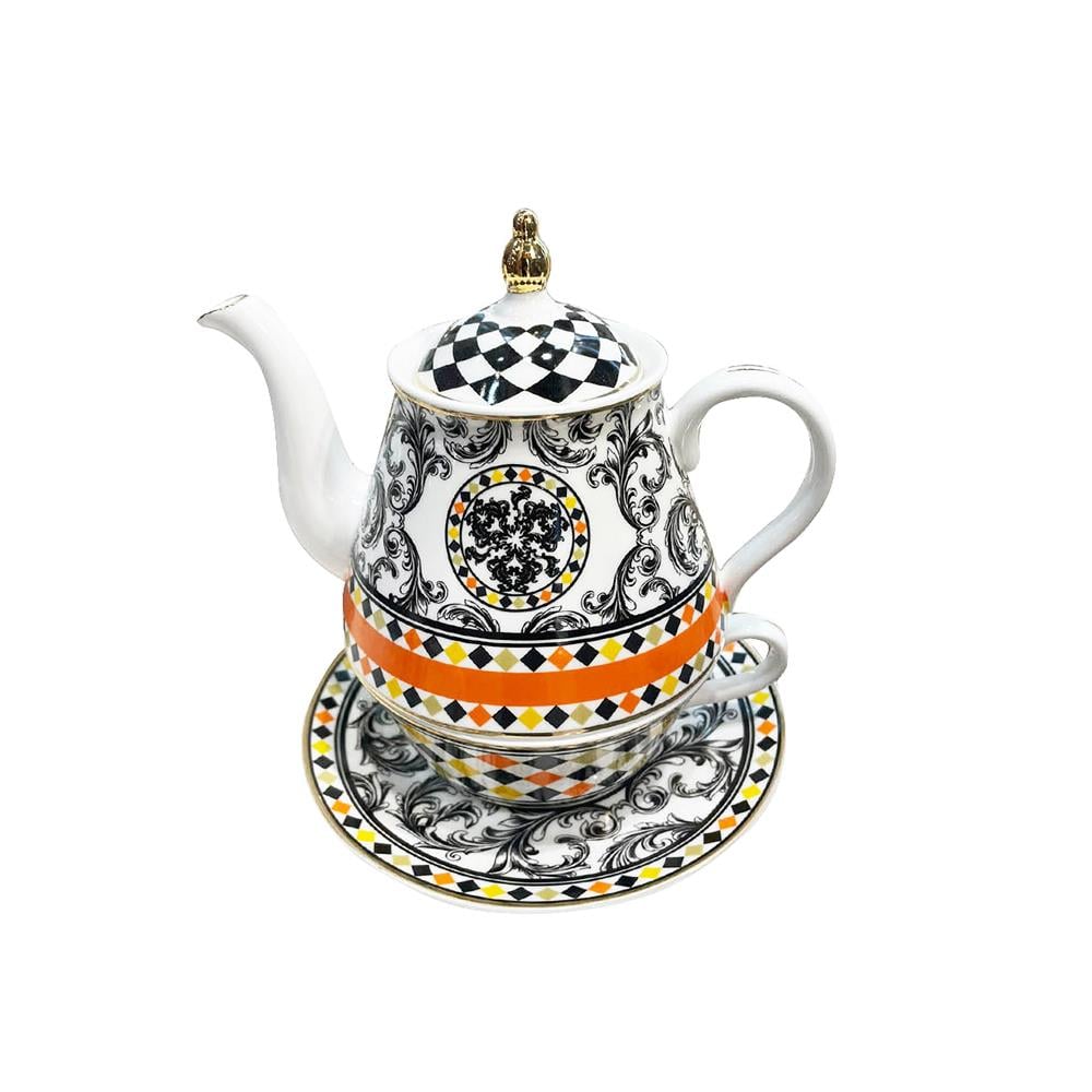 Margery Bone Tek Kısılık Demlık & Fıncan Setı