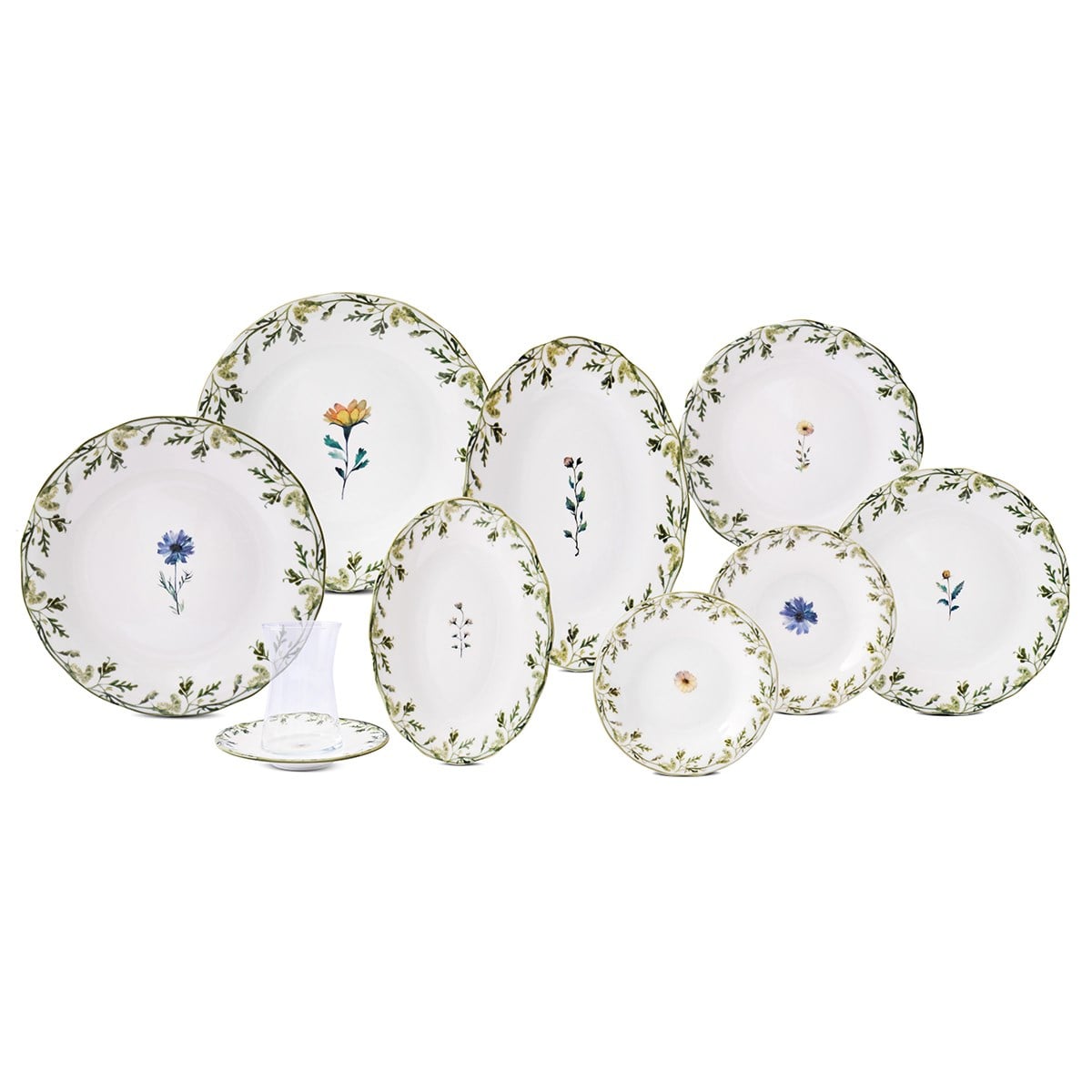 Aryıldız Lilla Kahvaltı Takımı 32 Parça 6 Kişilik