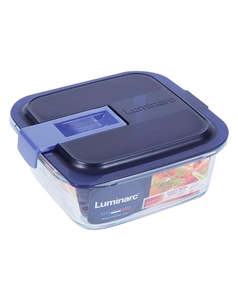 Luminarc Temp Easy Box Kare 76 CC Mavi Kapak