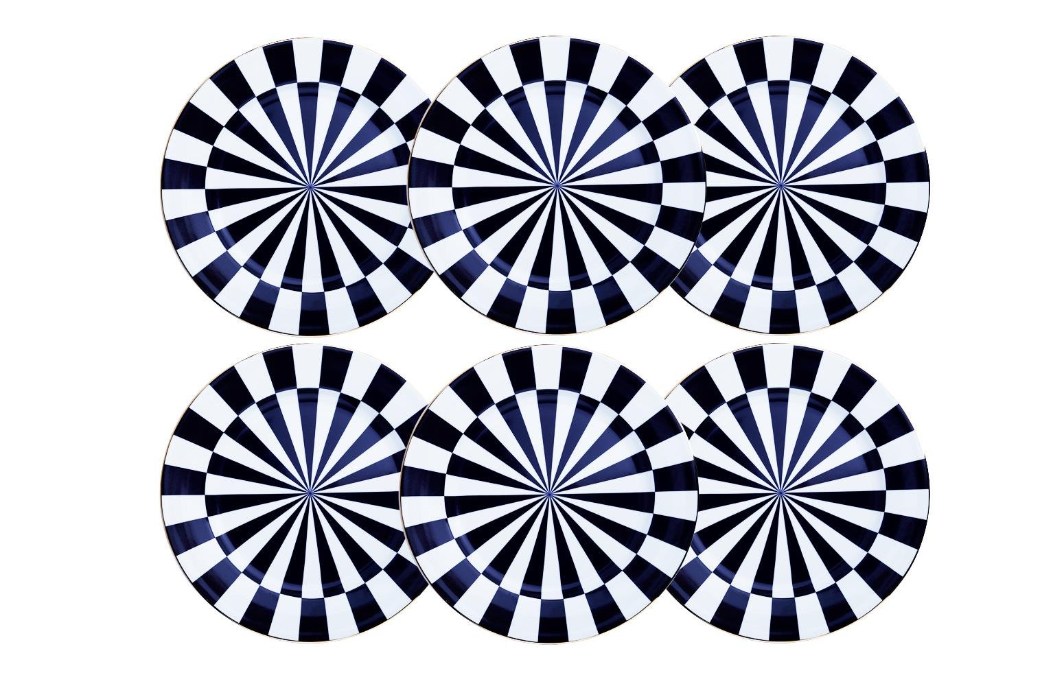 Lucky Art Odilia 6 lı Servis Tabağı 27 Cm