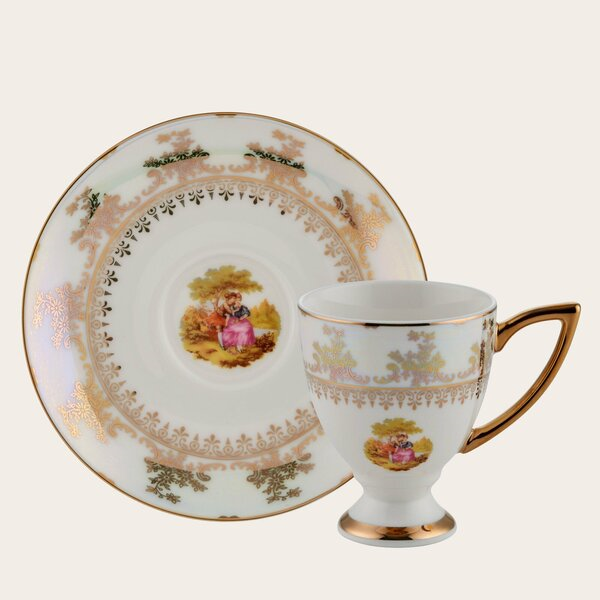 Roy King 23067-4 Lady Pearl 6'lı Kahve Fincanı