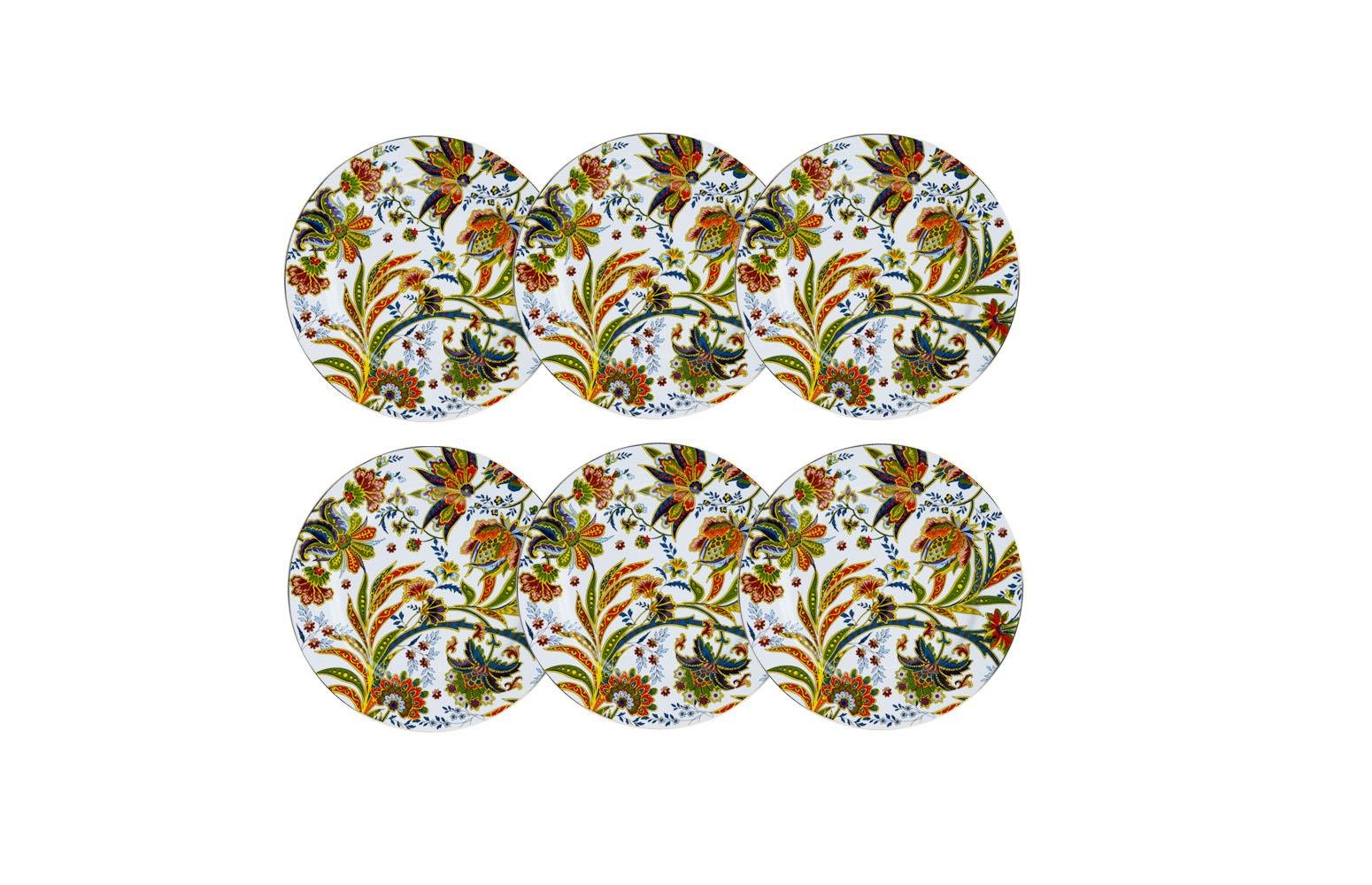 Lucky Art Yvette 6 lı Servis Tabağı 20 Cm