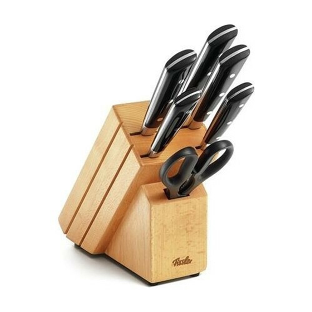 FISSLER TEKSAS AHŞAP BLOKLU BIÇAK SETİ 7 PARÇA