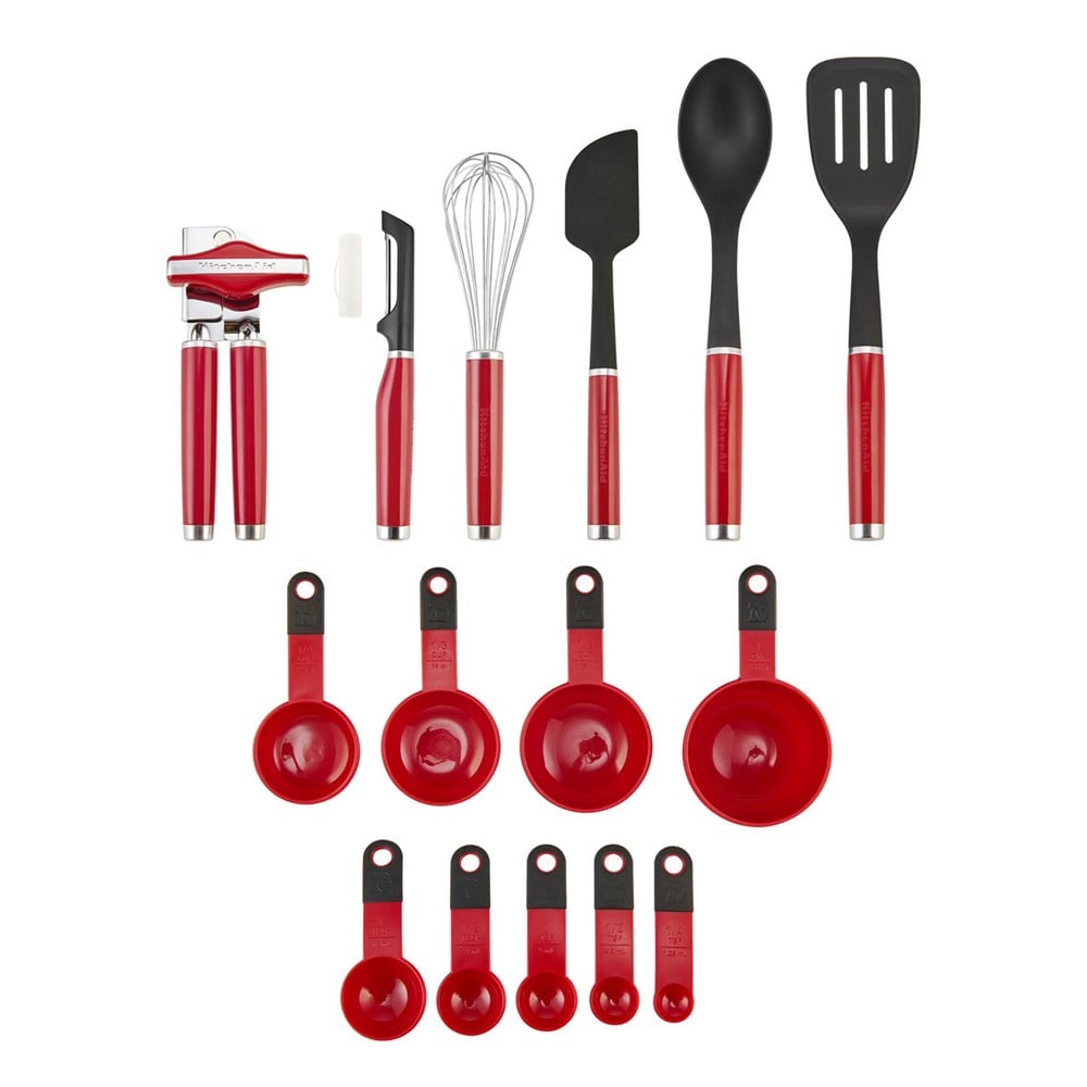KitchenAid 15 Parça Mutfak Gereçleri Seti KO447BXERI -Empire Red
