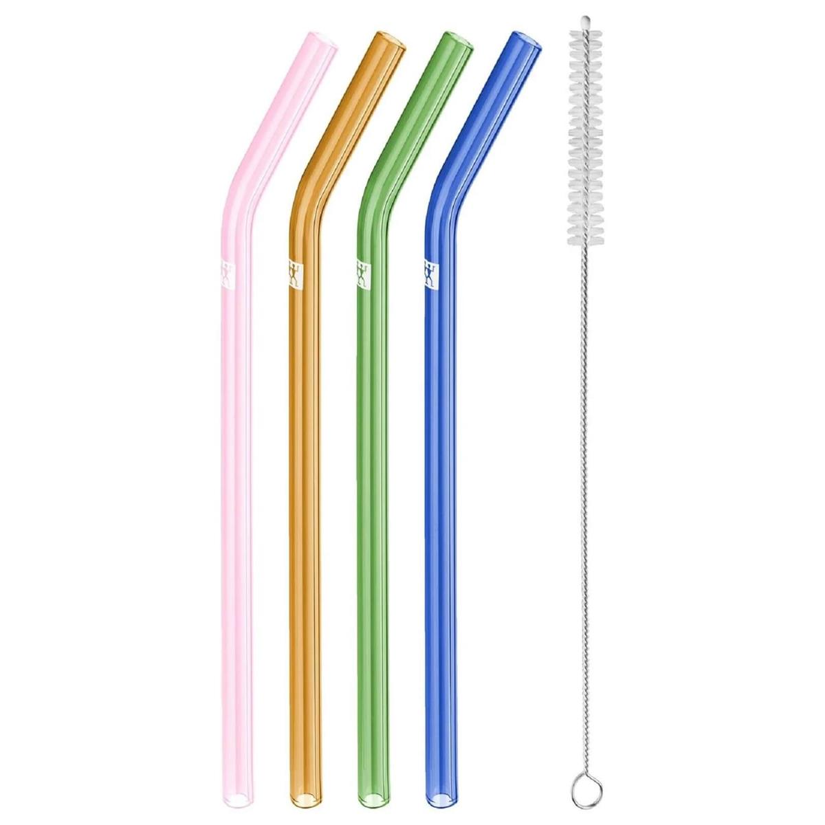 Zwıllıng Sorrento Renkli Cam Pipet - Kıvrımlı