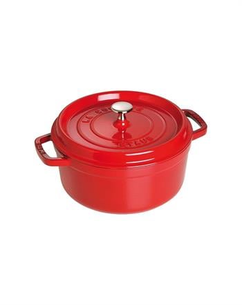 Staub La Cocotte Yuvarlak Döküm Tencere 24 Cm Kiraz 3,8 L