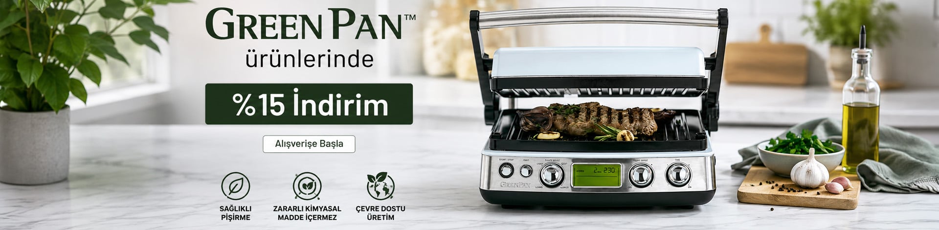 Greenpan ürünlerinde %15 indirim
