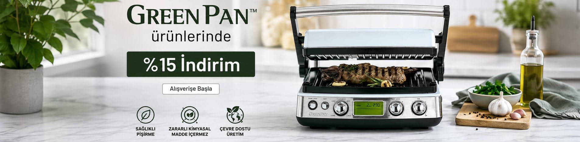Greenpan ürünlerinde %15 indirim