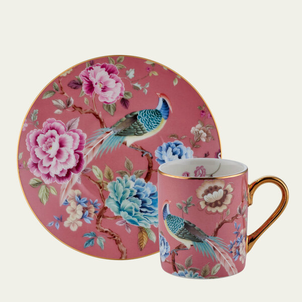 Roy King 90 cc 6'lı Kahve Fincanı Pembe