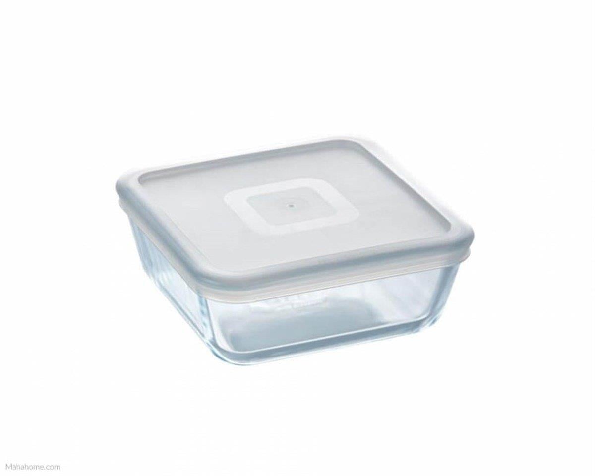 Pyrex 218P001/7046 Kapaklı Kare Saklama Kabı 0,85L