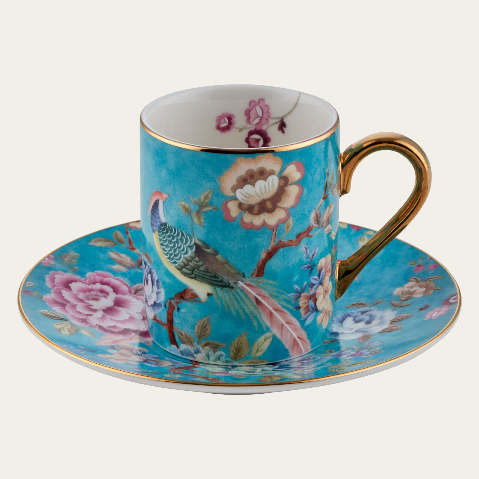 Roy King 90 cc 6'lı Kahve Fincanı Turkuaz