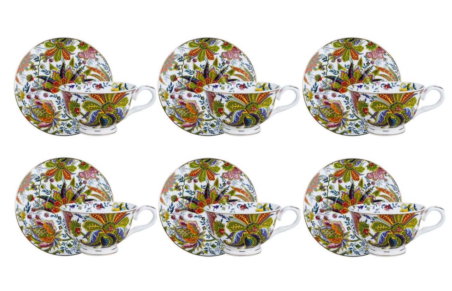 Lucky Art Yvette 6 lı Çay Fincanı