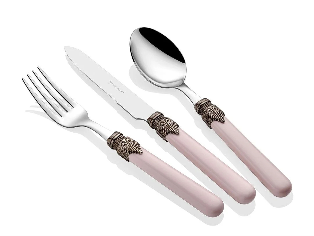 Rivadossi Sandro Classic Pembe 24 Parça Çatal Bıçak Seti