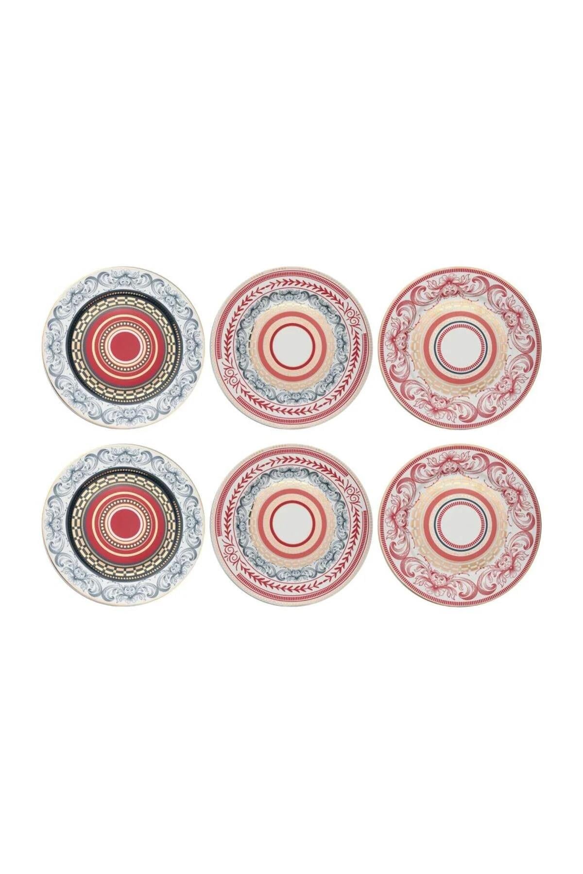 Luckyart Lancelot Bone 20Cm 6Lı Tabak Seti