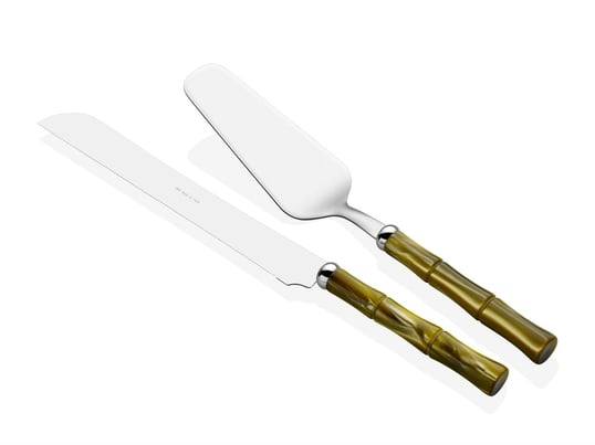 Rivadossi Sandro Bamboo Zeytin Yeşili Pasta Servis Seti