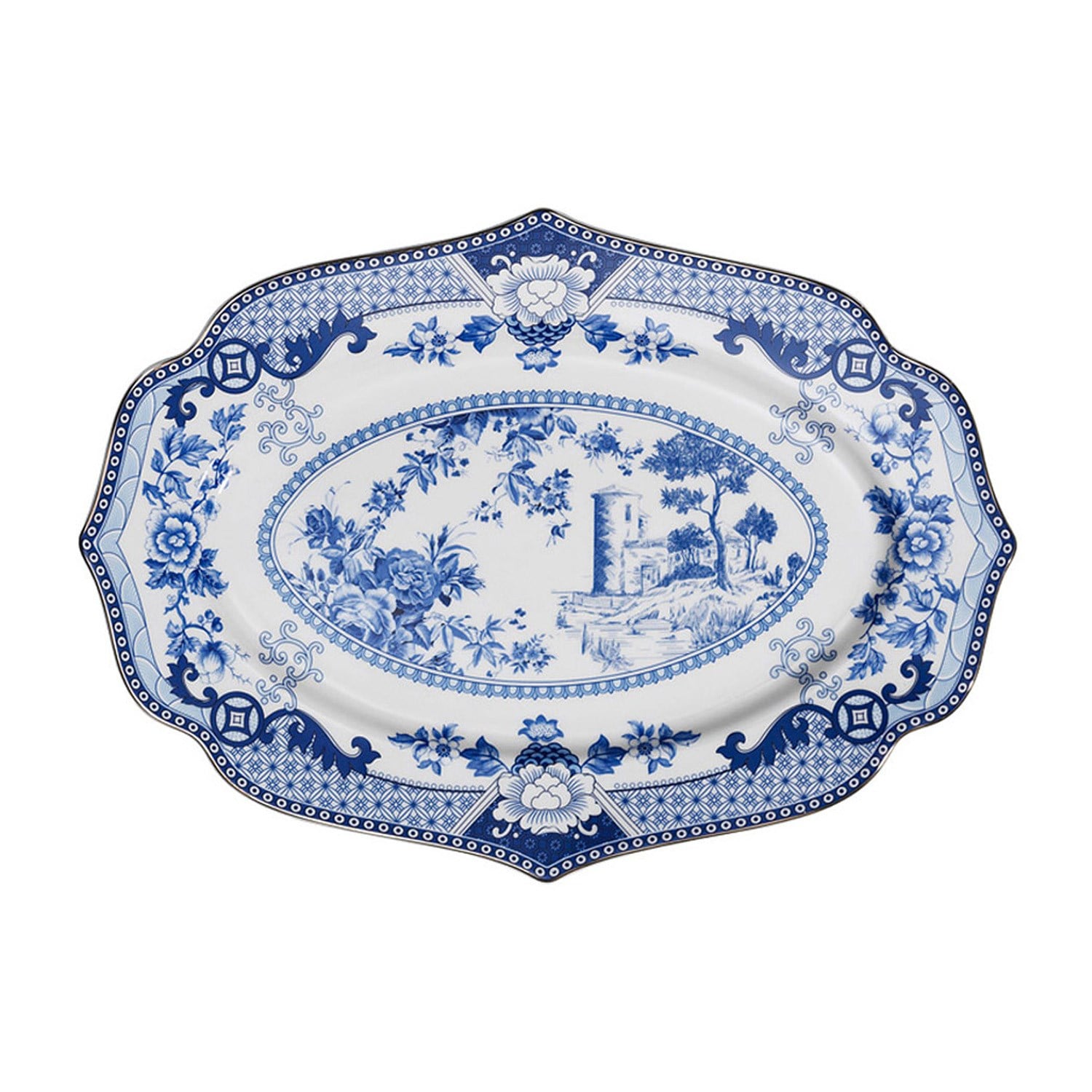 Luckyart Luzia Bone Oval Tabak 30 cm