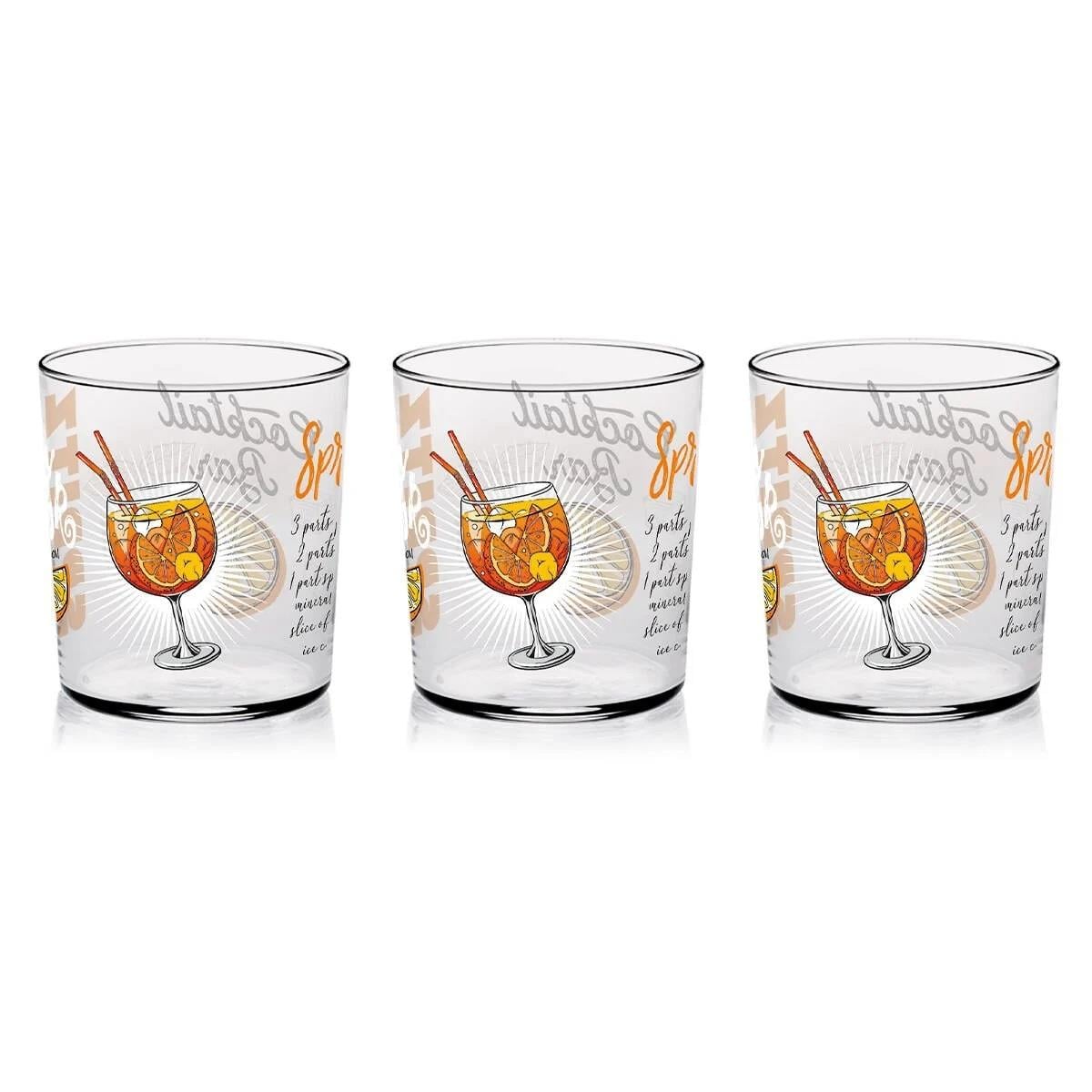 Drınk Sprıtz 3Parça Set Conıc Tumb Cc.360