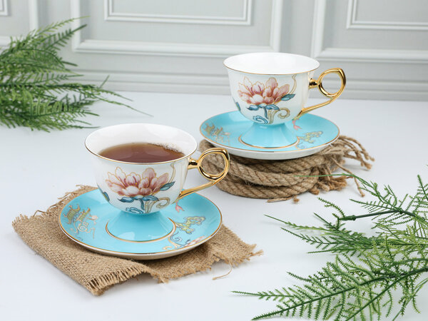 Roy King Rosetta 2'li Çay Fincanı