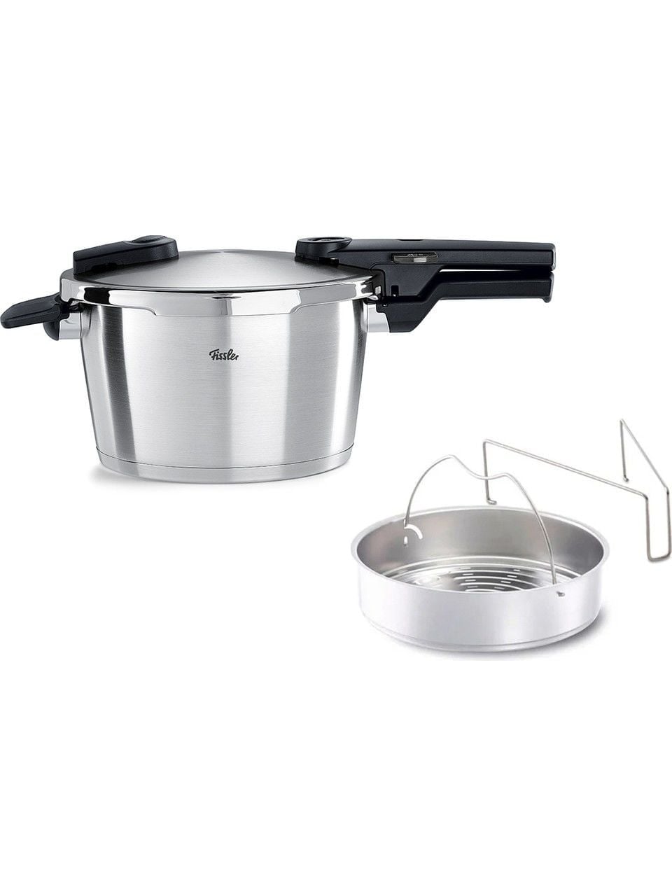 Fissler Vitaquick Premium Düdüklü Tencere 4,5 L + Buharda Pişirme Aparatı