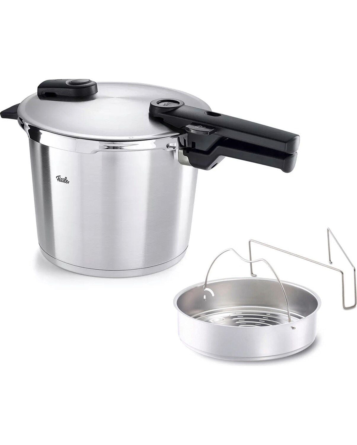 Fissler Vitaquick Premium Düdüklü Tencere 10 L + Buharda Pişirme Aparatı