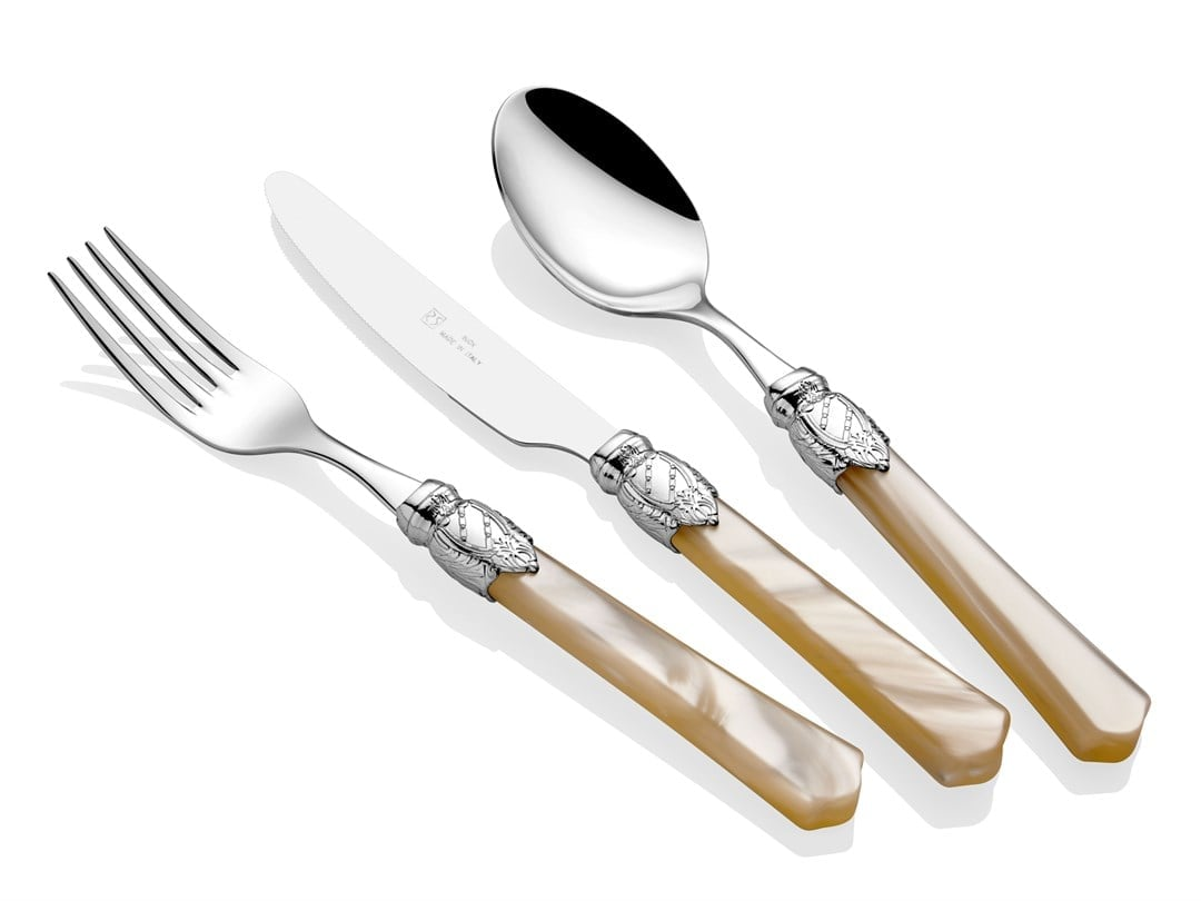 Rivadossi Sandro Vittoria Chrome Kemik 75 Parça Çatal Bıçak Seti