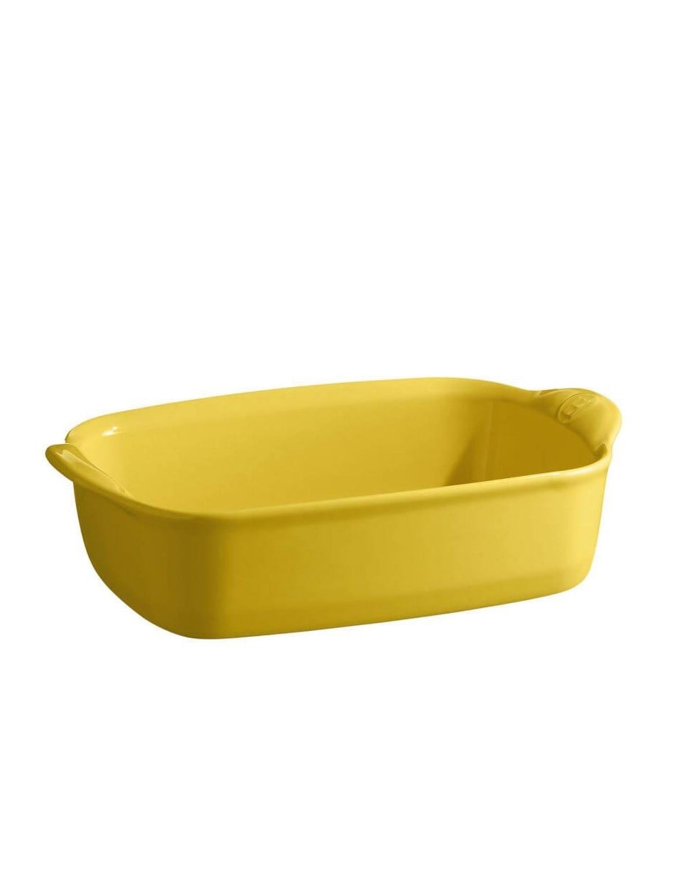 Emile Henry Fırın Kabı Dikdörtgen 22 x 14 cm Mat Sarı/Provence Yellow -909649