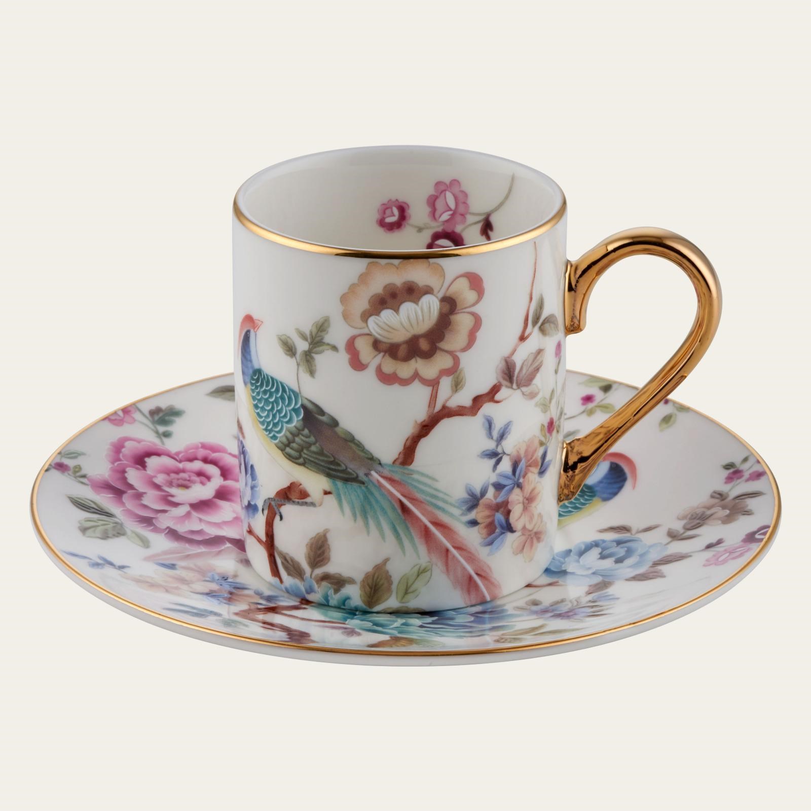 Roy King 90 cc 6'lı Kahve Fincanı Beyaz